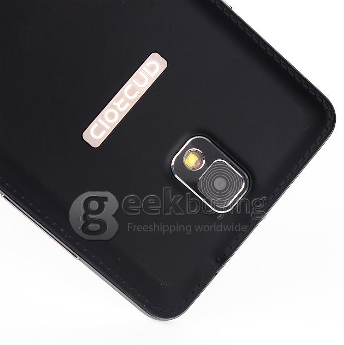 JIAKE N900W MTK6582 Quad Core 1.3GHz 5.5inch Android 4.2 OS Smartphone 1GB RAM 4GB ROM 5.0MP Camera 3G GPS - Black