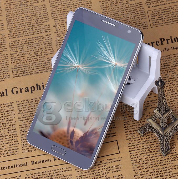 JIAKE N900W MTK6582 Quad Core 1.3GHz 5.5inch Android 4.2 OS Smartphone 1GB RAM 4GB ROM 5.0MP Camera 3G GPS - Black