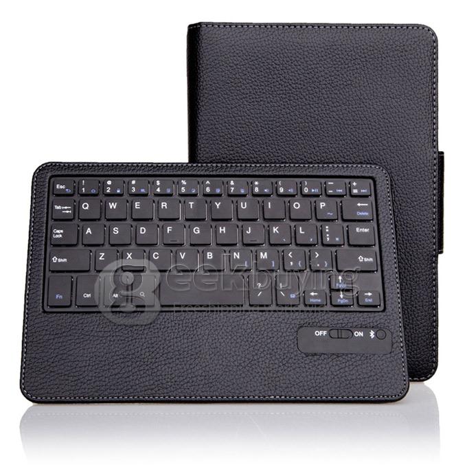 Detachable Bluetooth Keyboard with Leather Case for Amazon New Kindle Fire HD7 II