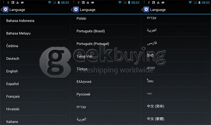 JIAKE N900W MTK6582 Quad Core 1.3GHz 5.5inch Android 4.2 OS Smartphone 1GB RAM 4GB ROM 5.0MP Camera 3G GPS - Black