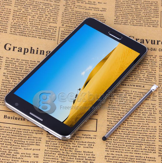 JIAKE N900W MTK6582 Quad Core 1.3GHz 5.5inch Android 4.2 OS Smartphone 1GB RAM 4GB ROM 5.0MP Camera 3G GPS - Black