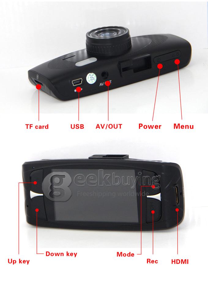 Blackview G1WHT Novatek 96650 1080P H.264 2.7