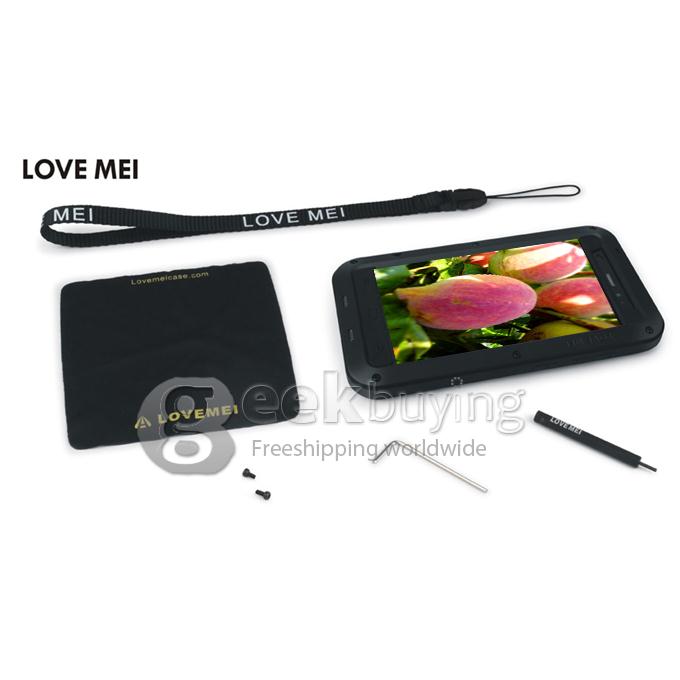 LOVE MEI Weather/Dirt/Shockproof Protective Case for Xiaomi 3 Mi 3 - Black