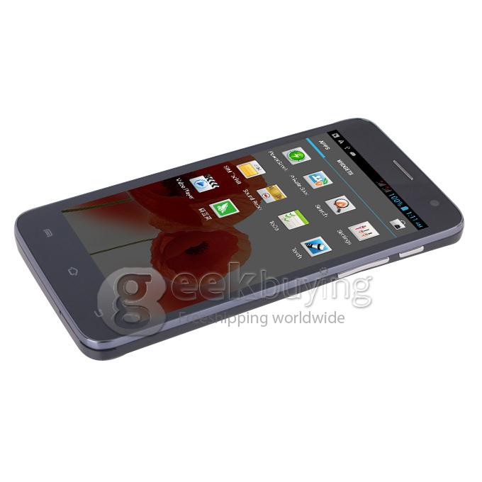 CUBOT BOBBY MTK6572 CortexA7 1.2GHz 5.0inch Android 4.2 OS Smartphone 512MB RAM 4GB ROM 3400MAH battery 8.0MP Camera 3G GPS - Black