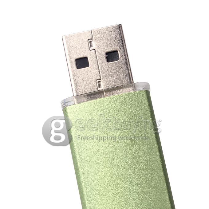 OTG External Storage Micro USB2.0 Drive Memory Stick for Smart Phone/Tablet PC 32G - Green