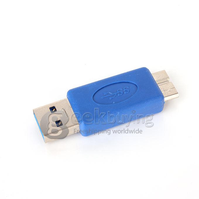 USB 3.0 OTG Cable with A Male to Micro B Adapter for Samsung Galaxy Note 3 III N9000 N9005 - Black