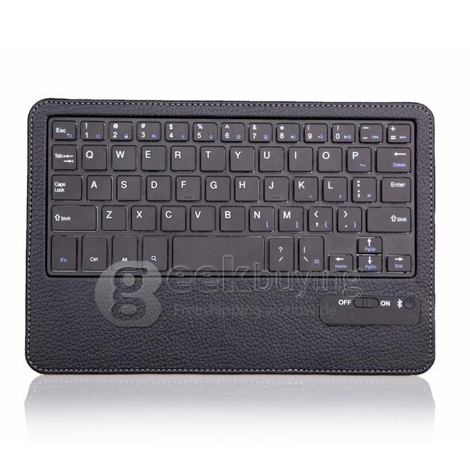 Detachable Bluetooth Keyboard with Leather Case for Amazon New Kindle Fire HD7 II