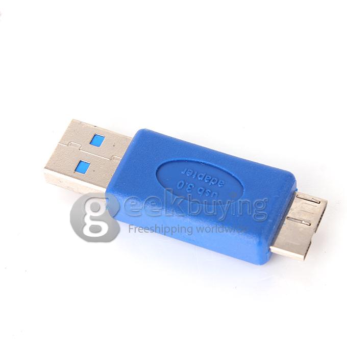 USB 3.0 OTG Cable with A Male to Micro B Adapter for Samsung Galaxy Note 3 III N9000 N9005 - Black