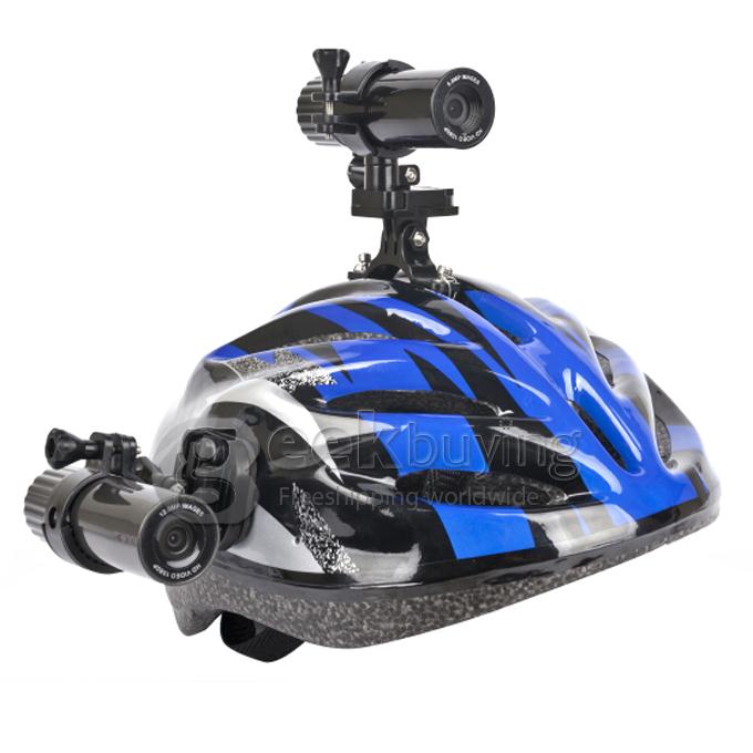 SJ72 Plastic Shell 120 Degree Angle Lens 5MP 1080P 10fps H.264 Outdoor Waterproof Sports HD DV with PC Camera Function for Windows 2000 XP Vista 7 Black
