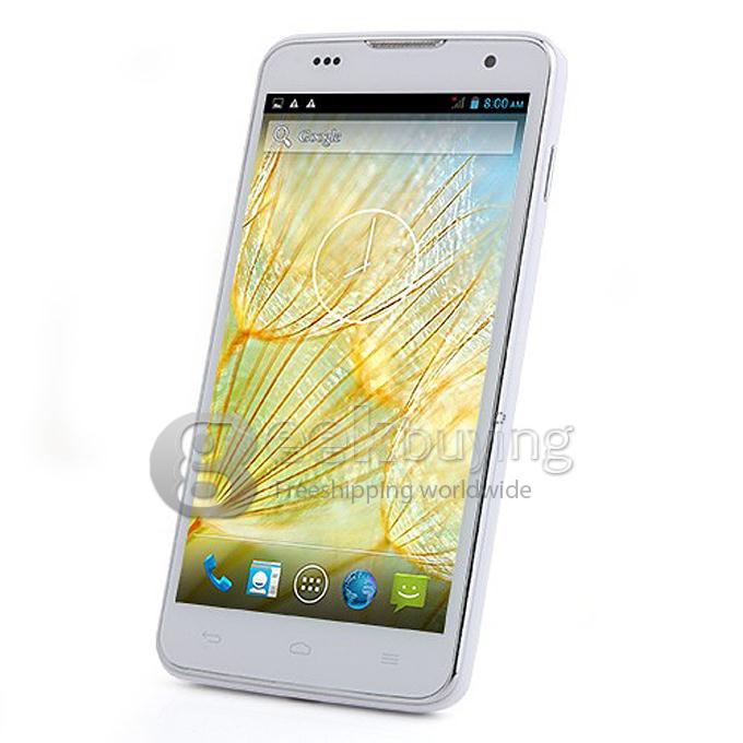 JIAKE JK12 5.0inch MTK6582 Quad Core 1.3GHz Smartphone 1GB+4GB 8.0MP Camera Android4.2 OS 3G/GPS - White