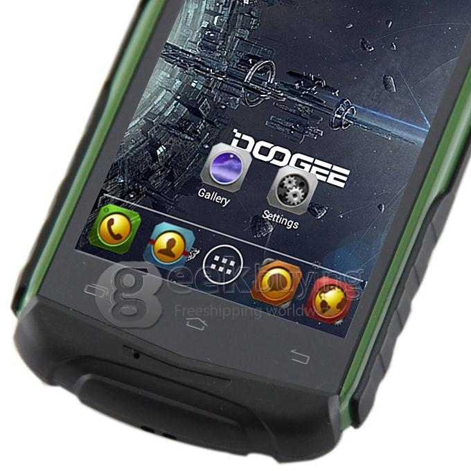 DOOGEE DG150 MTK6572 Dual Core 1.2GHz 3.5Inch Android 4.2 OS Smartphone 512MB RAM 4GB ROM IPS Srceen Dual Camera 3G GPS - Black and Green