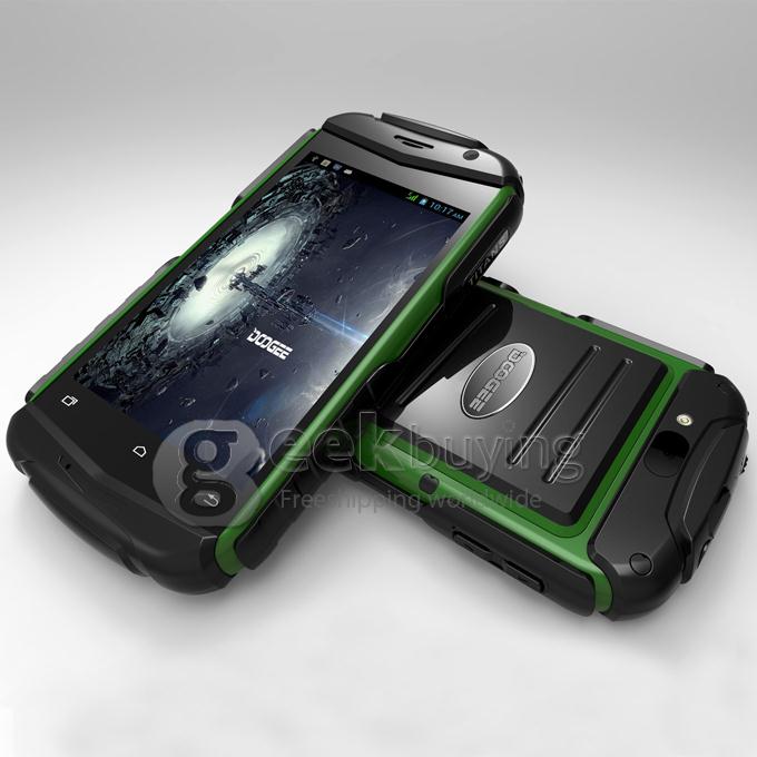 DOOGEE DG150 MTK6572 Dual Core 1.2GHz 3.5Inch Android 4.2 OS Smartphone 512MB RAM 4GB ROM IPS Srceen Dual Camera 3G GPS - Black and Green