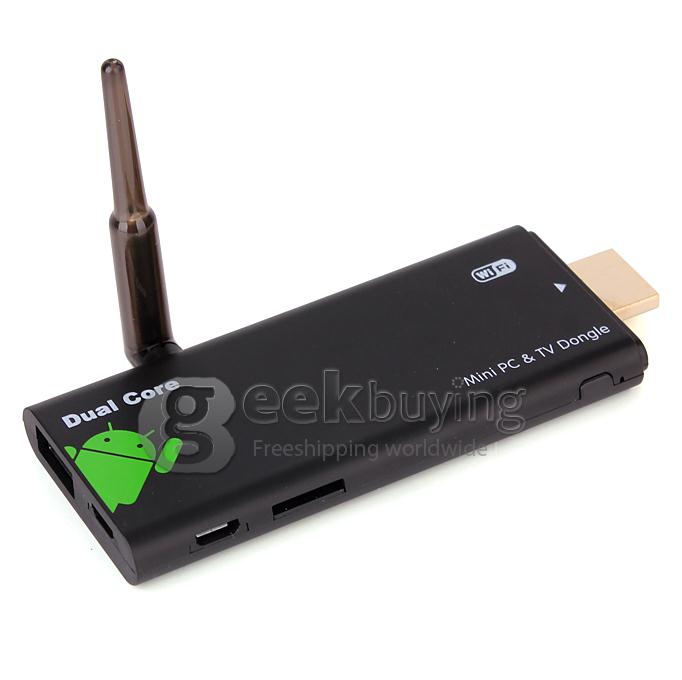 CX-803 Dual Core RK3066 Android 4.1 Google TV BOX with TF Card Slot and External Antenna 1G/8G -Black