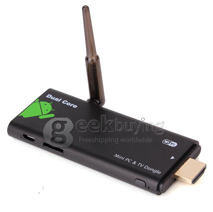 CX-803 Dual Core RK3066 Android 4.1 Google TV BOX with TF Card Slot and External Antenna 1G/8G -Black