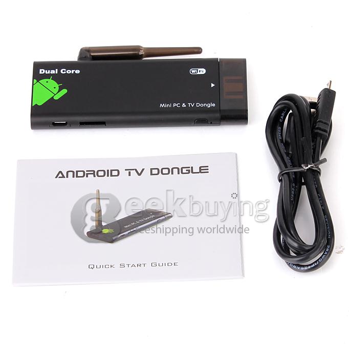 CX-803 Dual Core RK3066 Android 4.1 Google TV BOX with TF Card Slot and External Antenna 1G/8G -Black
