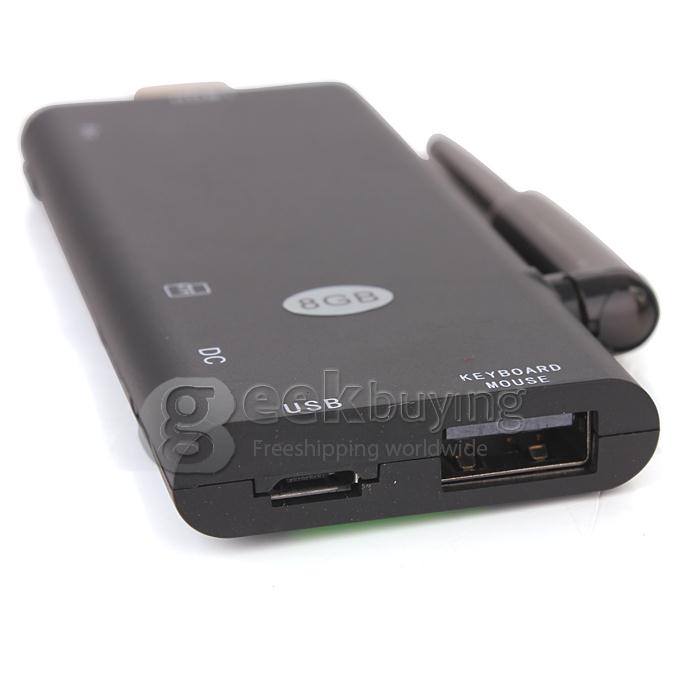 CX-803 Dual Core RK3066 Android 4.1 Google TV BOX with TF Card Slot and External Antenna 1G/8G -Black
