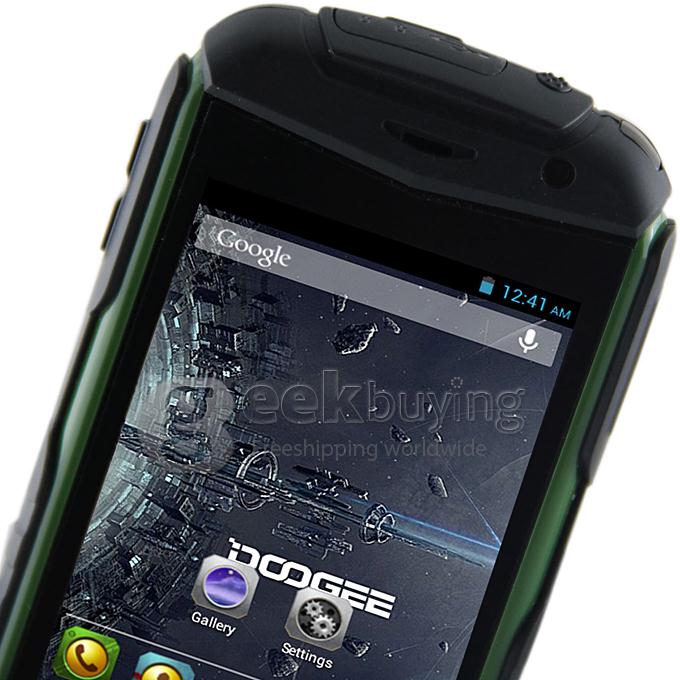 DOOGEE DG150 MTK6572 Dual Core 1.2GHz 3.5Inch Android 4.2 OS Smartphone 512MB RAM 4GB ROM IPS Srceen Dual Camera 3G GPS - Black and Green