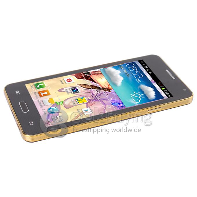 H9007 4.7Inch MTK6572 Dual Core SmartPhone FWVGA Screen 512MB/4GB 5.0MP Camera Android 4.2 with 3G/GPS/Air Gesture