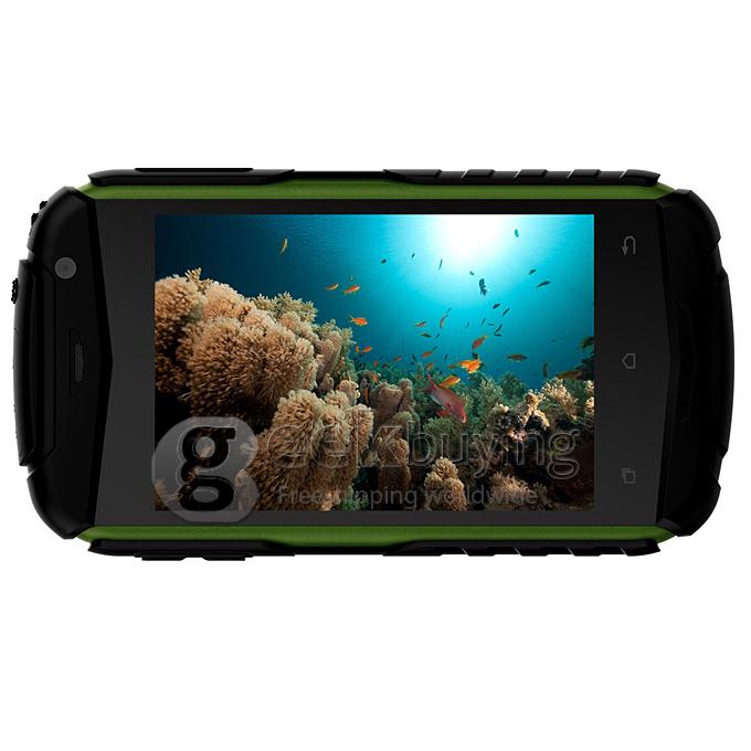 DOOGEE DG150 MTK6572 Dual Core 1.2GHz 3.5Inch Android 4.2 OS Smartphone 512MB RAM 4GB ROM IPS Srceen Dual Camera 3G GPS - Black and Green
