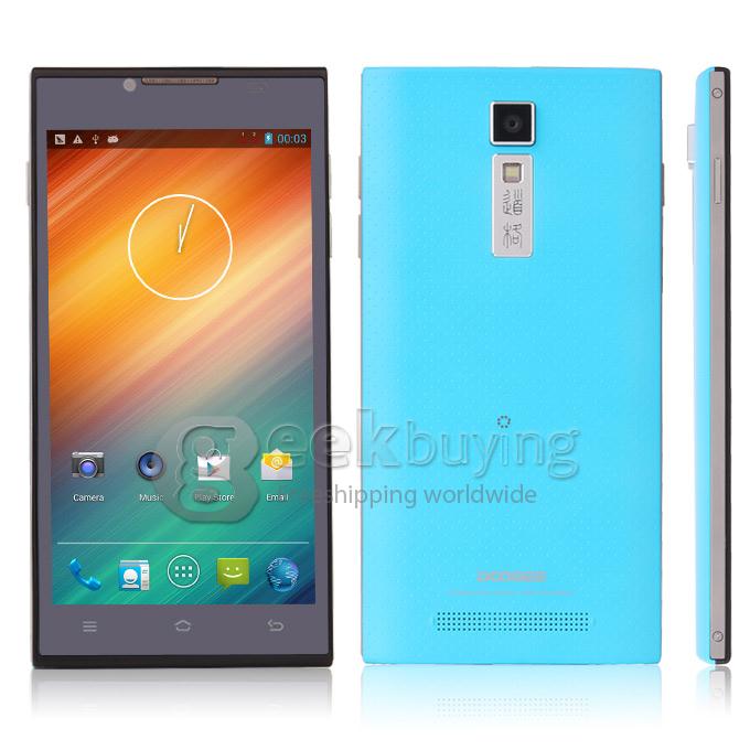 DOOGEE DG2014 MTK6582 Quad core 1.3GHz 5.0Inch Android4.2 OS Smartphone 1GB RAM 8GB ROM IPS HD Screen 13.0MP 3G/GPS - Blue