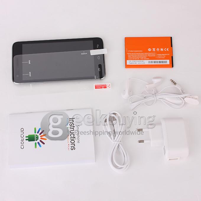 Elephone P7 mini MTK6582 Quad core 1.3GHz 5.0Inch Smart Phone Android 4.2 OS 1GB RAM 4GB ROM IPS QHD Screen 8.0MP 3G GPS OTG - Black