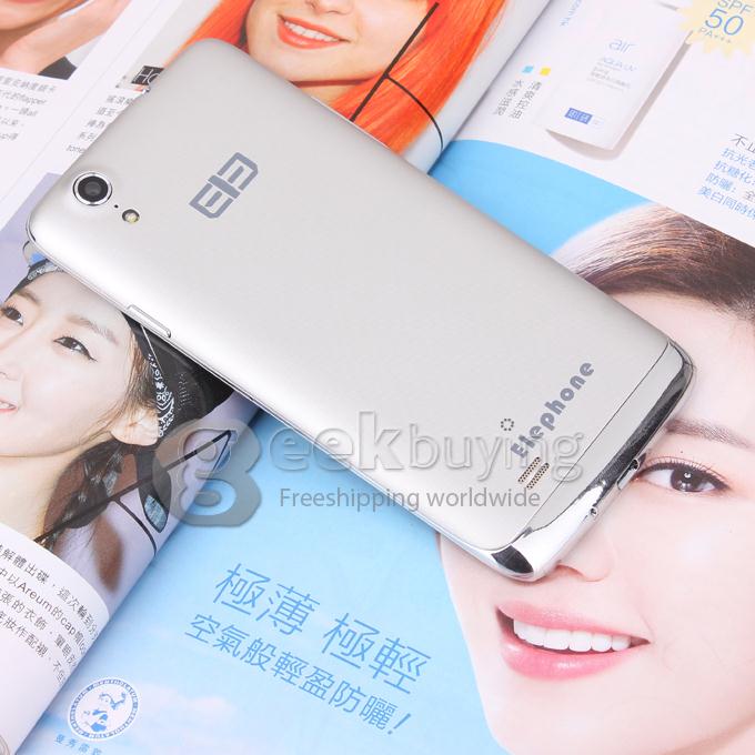 Elephone P9 Water KitKat MTK6592 Octa Core 1.7GHz 5.0 Inch Android 4.4 OS Smartphone 2GB RAM 16GB ROM Corning Glass II 8.0MP OTG/Air gesture/Wifi Display White