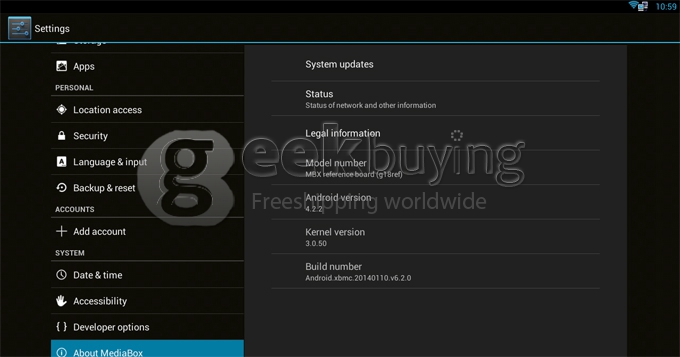 M6 Android 4.2 TV BOX AML8726-MX Dual Core Cortex A9 1G/8G XBMC Built-in WIFI and External Antenna