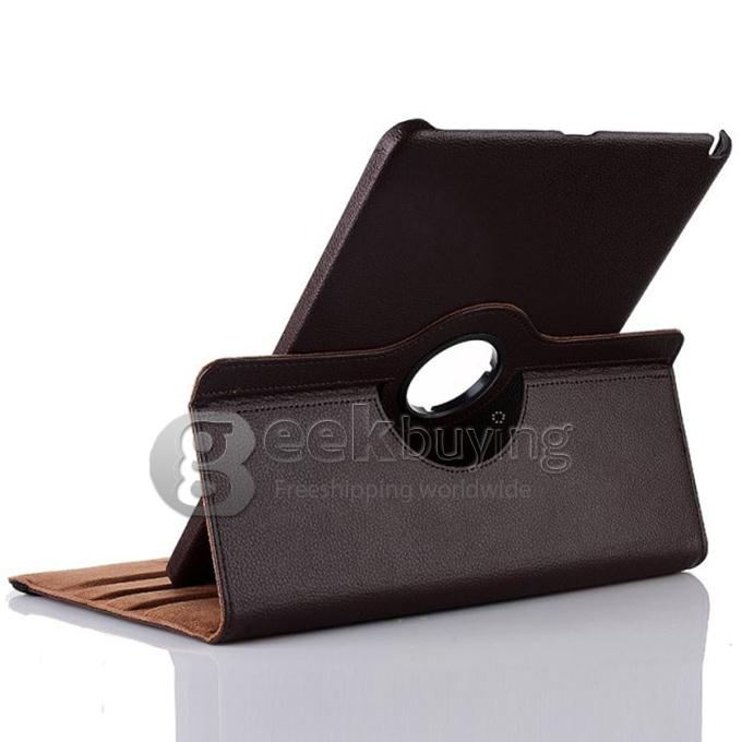 New Rotating Leather Case Stand Cover for Samsung Galaxy Note Pro 12.2 P901 P900 - Brown