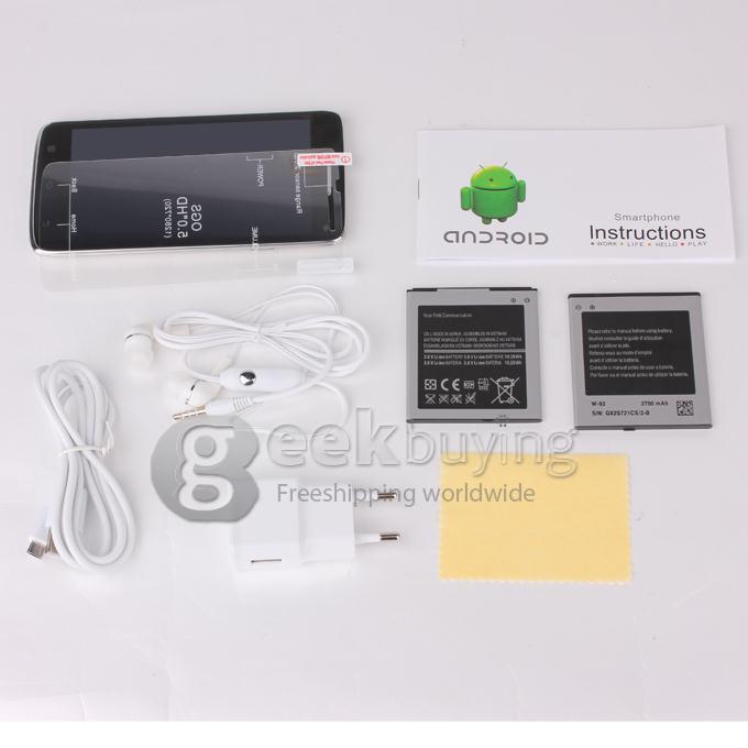 Elephone P9 Water KitKat MTK6592 Octa Core 1.7GHz 5.0 Inch Android 4.4 OS Smartphone 2GB RAM 16GB ROM Corning Glass II 8.0MP OTG/Air gesture/Wifi Display White