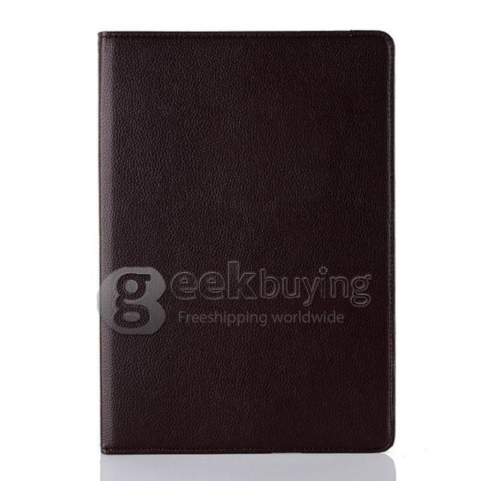 New Rotating Leather Case Stand Cover for Samsung Galaxy Note Pro 12.2 P901 P900 - Brown