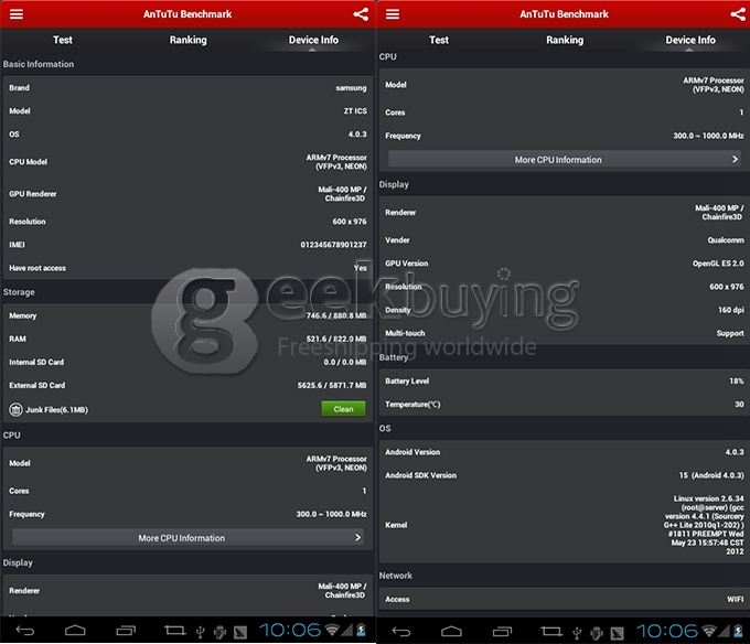 Zenithink C92 CORTEX A9 1.2GHz 10 inch Tablet PC Google Android 4.0 OS Capacitive Touch Screen 1024*600 1G/8G Black