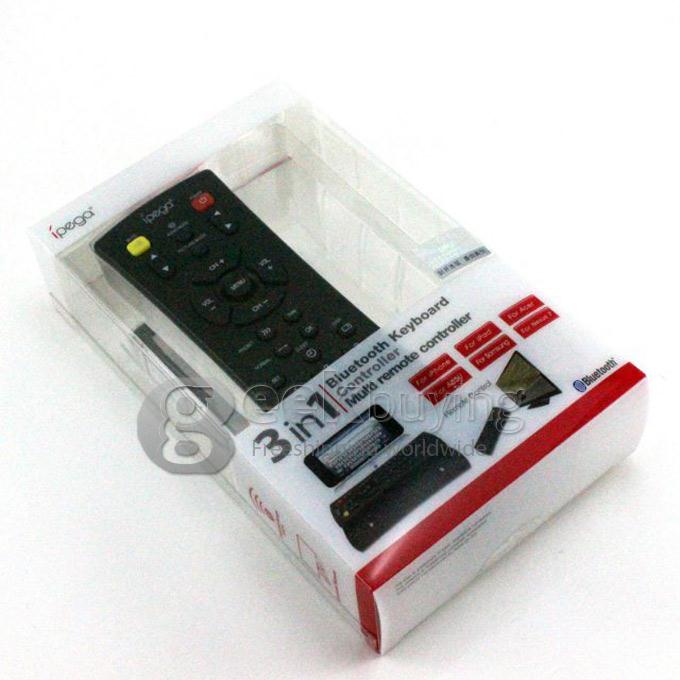 iPega PG IP126 3-in-1 Bluetooth Keyboard Controller Air Mouse Remote Control for iPhone Samsung Smartphone TV Android IOS Windows Device for Paypal