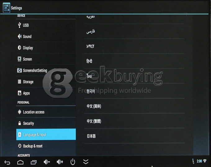 UGOOS UT2 TV BOX RK3188 2G/32G Bluetooth 4.0 Android 4.2 OS 2.4G/5G WIFI XBMC -Black