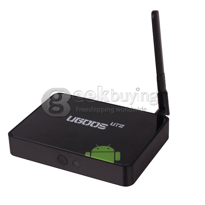 UGOOS UT2 TV BOX RK3188 2G/32G Bluetooth 4.0 Android 4.2 OS 2.4G/5G WIFI XBMC -Black