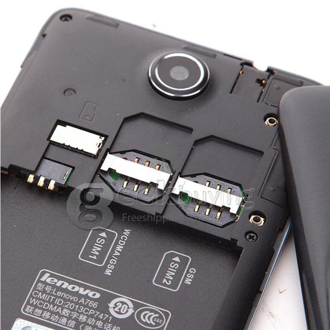 Lenovo A766 5.0Inch MTK6589 Quad Core Smartphone IPS FWVGA Screen 512MB RAM 4GB ROM 5.0MP Android4.2 3G GPS