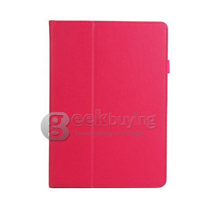 Lichi Pattern Leather Case Cover for Samsung Galaxy Note Pro 12.2 P900 P901 - Rose