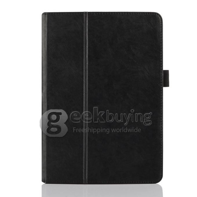 Luxury Handle Card Leather Case Cover for Samsung Galaxy Tab Pro 10.1/T520 - Black