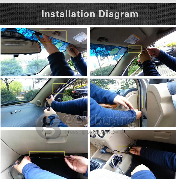 G30 Novatek 96650 FULL HD 1080P H.264 4X Digital Zoom 2.7 Inch 170 Degrees Wide Angle Lens Car DVR with G-sensor and Motion Detection