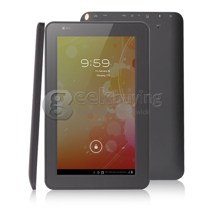 Zenithink C92 CORTEX A9 1.2GHz 10 inch Tablet PC Google Android 4.0 OS Capacitive Touch Screen 1024*600 1G/8G Black