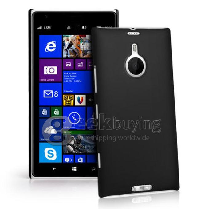 High Quality Rubber Hard Cover Case for Nokia Lumia 1520 - Black