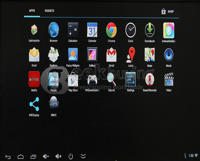 UGOOS UT2 TV BOX RK3188 2G/32G Bluetooth 4.0 Android 4.2 OS 2.4G/5G WIFI XBMC -Black