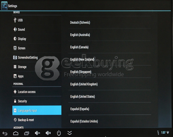 UGOOS UT2 TV BOX RK3188 2G/32G Bluetooth 4.0 Android 4.2 OS 2.4G/5G WIFI XBMC -Black