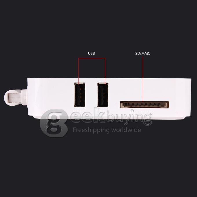 i6 Android 4.2 TV BOX AML8726-MX Dual Core Cortex A9 1G/4G XBMC Built-in WIFI and External Antenna Support Miracast White