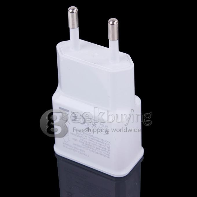 New Dual USB EU Plug Wall Charger Power Adapter for Smartphone/Tablet PC