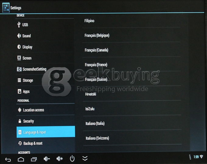 UGOOS UT2 TV BOX RK3188 2G/32G Bluetooth 4.0 Android 4.2 OS 2.4G/5G WIFI XBMC -Black
