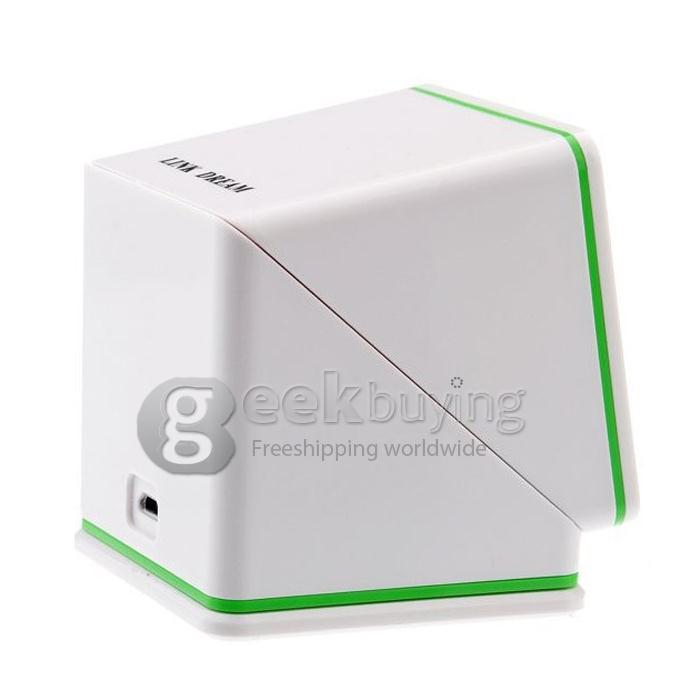 Magic Cube Car Qi Standard Wireless Charger Transmitter Charging Pad Car Wireless Charging For i9600 s5 iphone5s -White