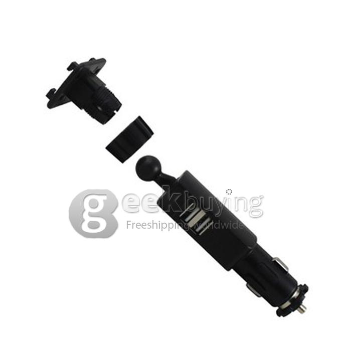 Car Cigarette Lighter Mount Holder Charger for Samsung Galaxy S4/S5 iPhone5s htc