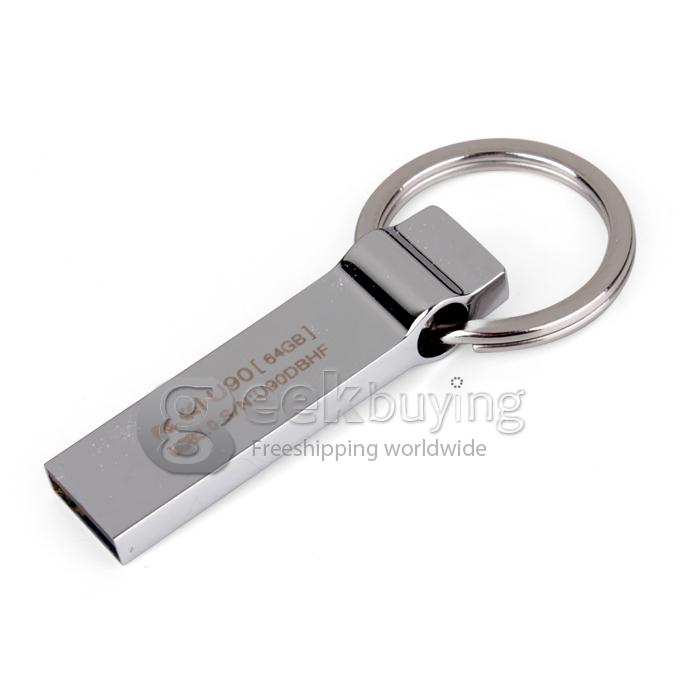 EAGET U90 Portable USB 3.0 64GB U Disk High Speed Mobile Flash Drives - Silver