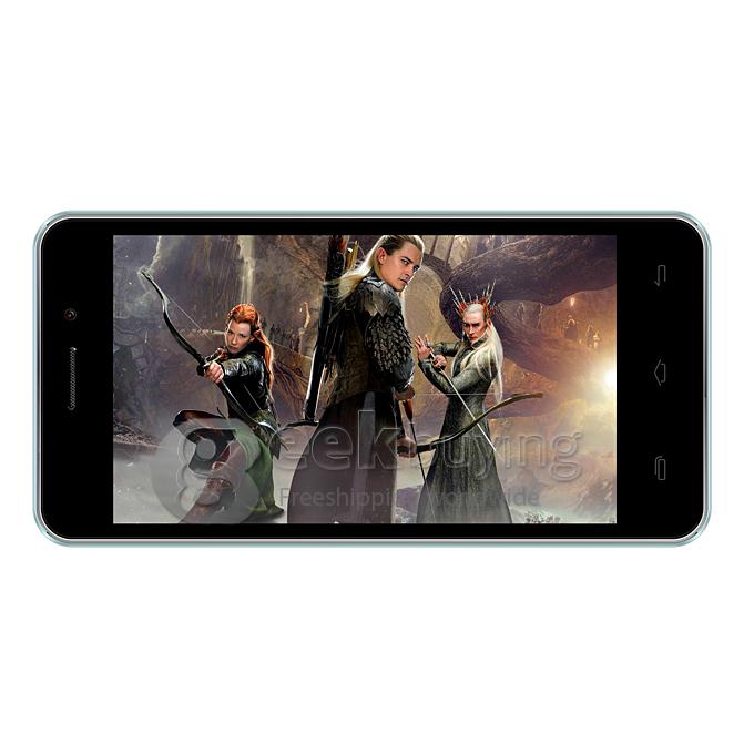 Doogee Valencia DG800 MTK6582 Quad Core 1.3GHz 4.5 Inch Android 4.4 OS Smartphone 1GB RAM 8GB ROM IPS QHD Screen 13.0MP 3G GPS OTG OTA Back Touch White