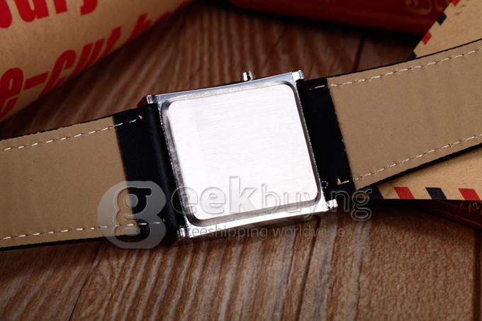Unisex 29 Blue LED Display Digital Wrist Watch - Black